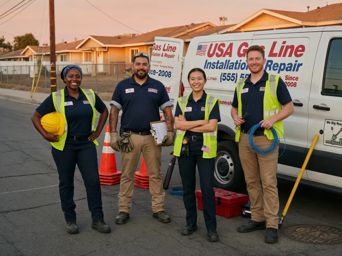 Gas Line Installation company in Tioga, ND